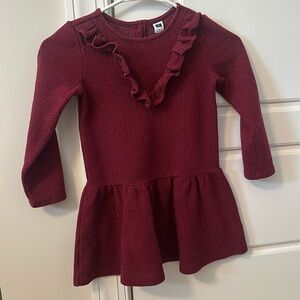 Janie & Jack Maroon Dress